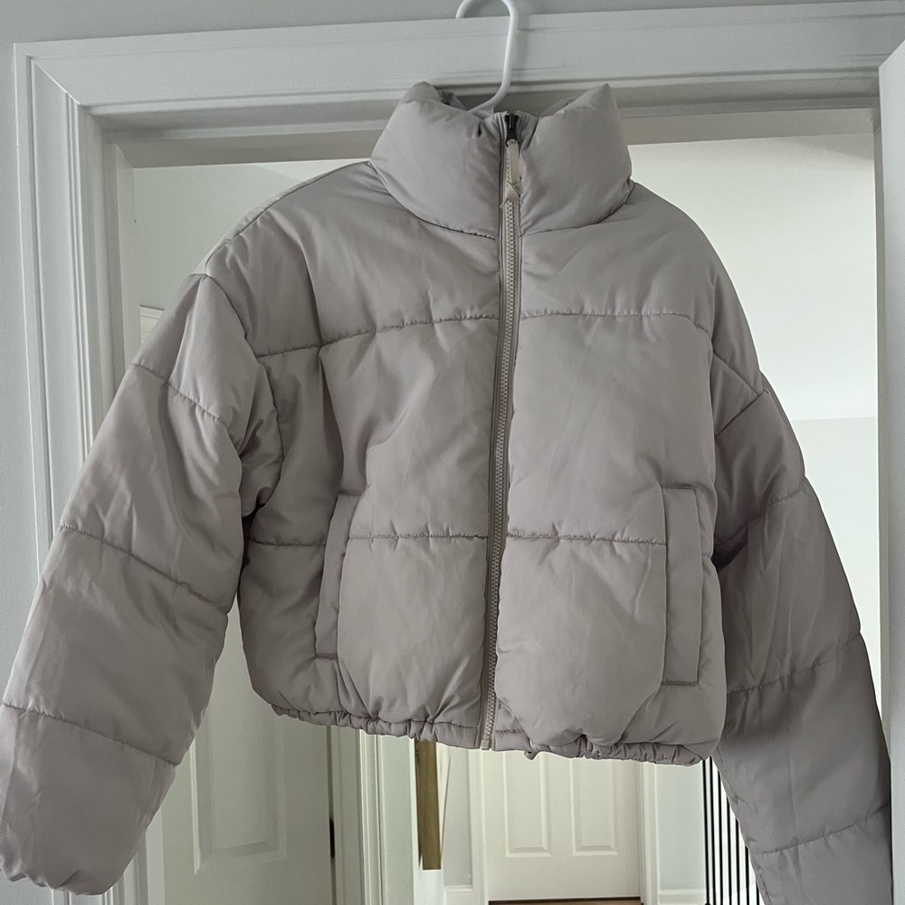 Puffer coat cropped